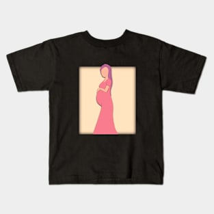 Pregnant mother Kids T-Shirt